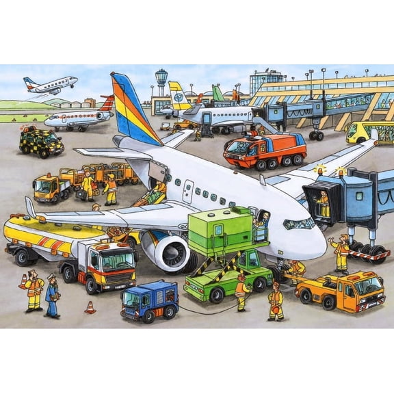 Busy Airport 35 Piece Puzzle (Other)