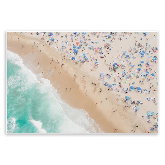 Stupell Industries Busy Beach Summer Bliss Wall Plaque Art, design by Sisi and Seb, 10 x 15