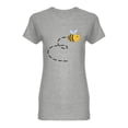 thumbnail image 1 of Busy Bee Design Shaped T-Shirt Women -Image by Shutterstock, Female Small, 1 of 2
