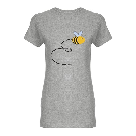 Busy Bee Design Shaped T-Shirt Women -Image by Shutterstock, Female x-Large