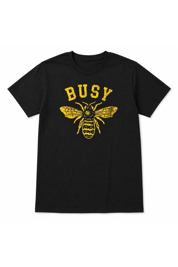 Busy Bee Graphic T-Shirt for Women, Funny Bee Tee, Unisex Classic Fit