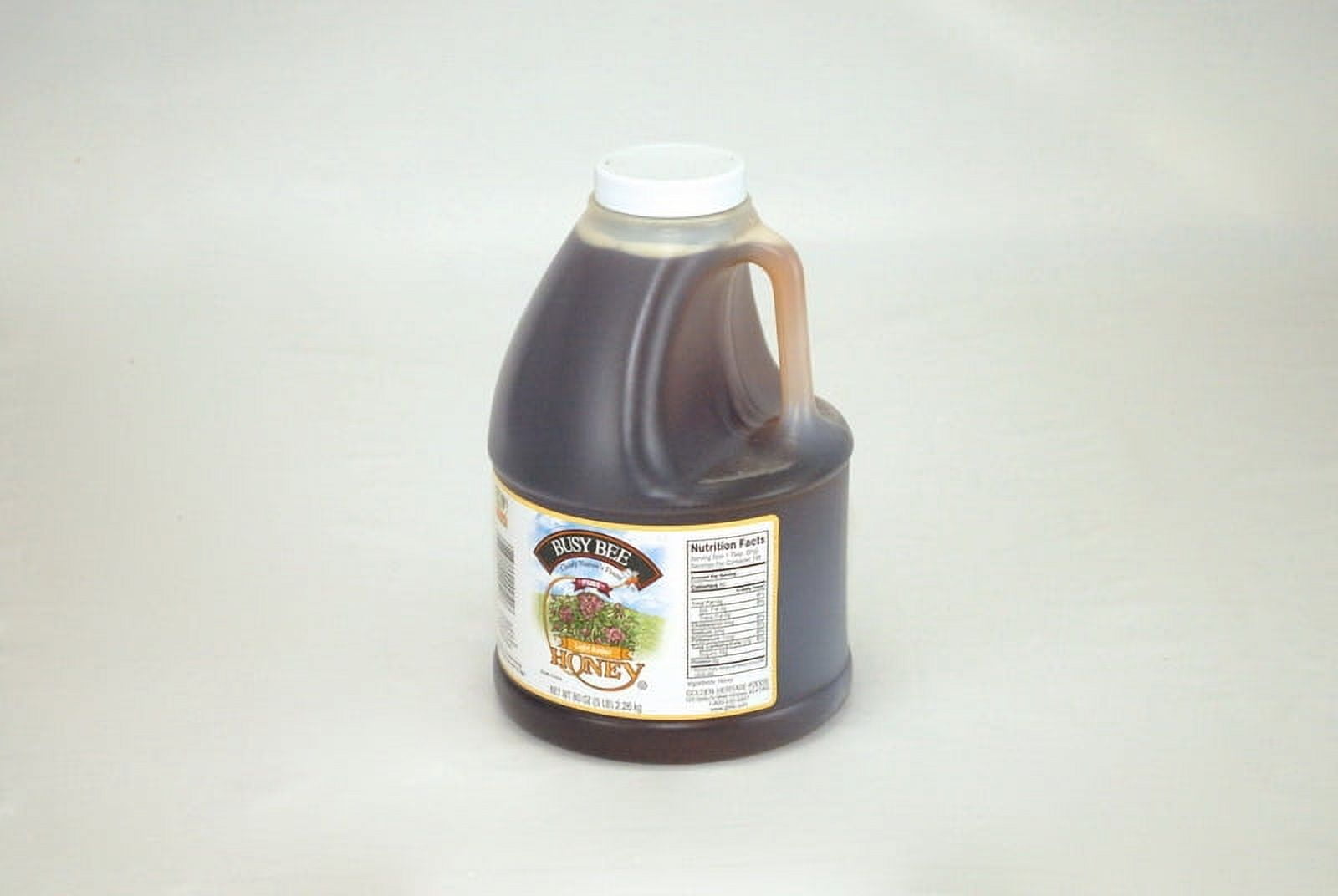 Busy Bee Light Amber Honey Bulk, 80 oz - Case of 6