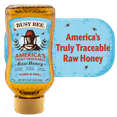 thumbnail image 1 of Busy Bee Raw USA Honey, 100% Traceable, 16 oz Squeeze Bottle, Peel The Back Label to Trace, No Allergens, 1 of 4