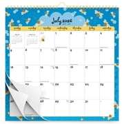 Busy Bees | 2027 12x12 Hanging 18 Months Wire-O Calendar | July 2026 - December 2027