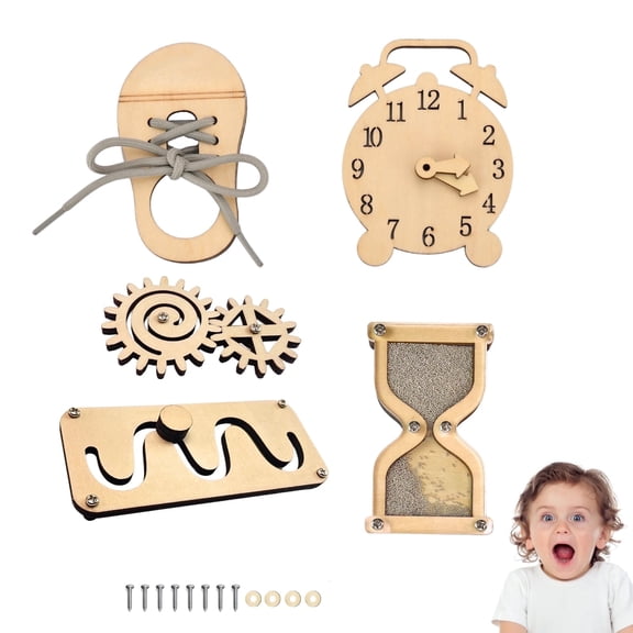 Busy Board Diy Accessories For Toddlers - Sensory Board Parts - Kids Fake Phone With Sound - Montessori 1 2 3 4 Year Old Baby - Early Development Items