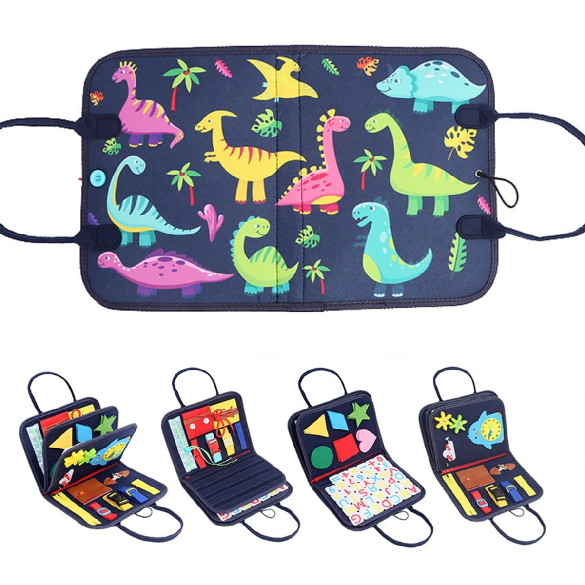 Busy Board Montessori Toys for Toddlers Sensory Activity Board for 1 2