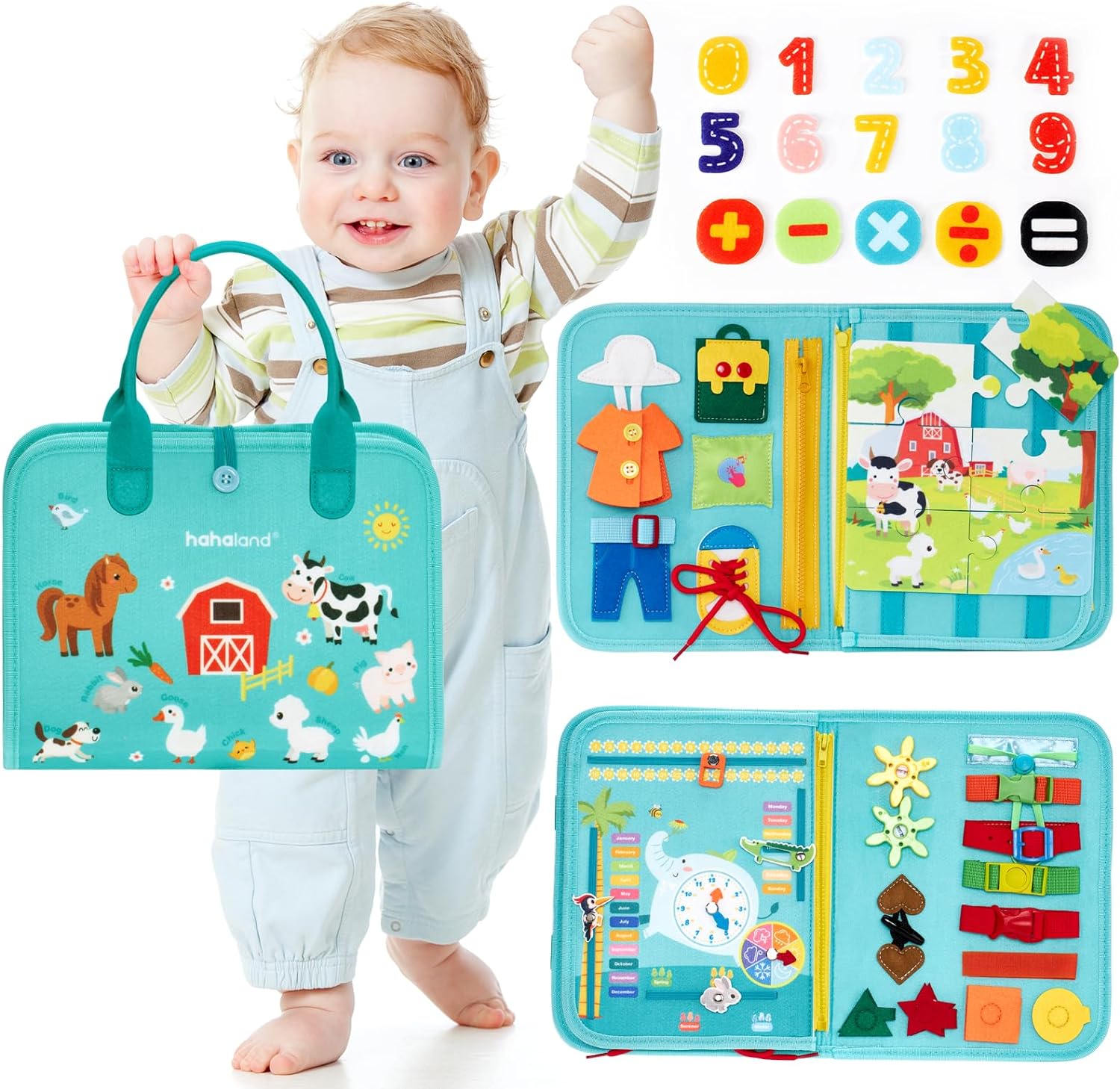 Busy Board for Toddlers Boys Girls Montessori Toys for 3+ Year Old