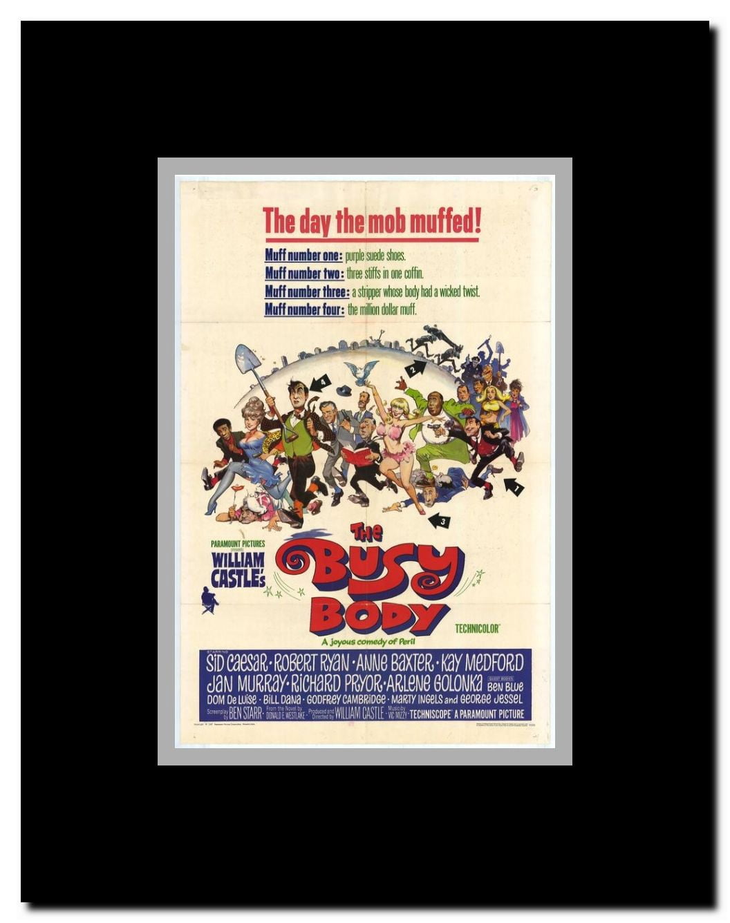 Busy Body Framed Movie Poster