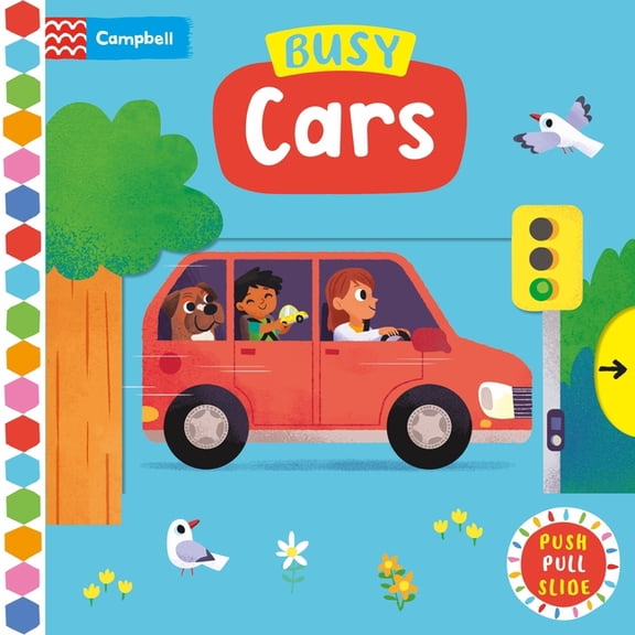 Busy Books Busy Cars: A Push, Pull, Slide Book, (Board Book)