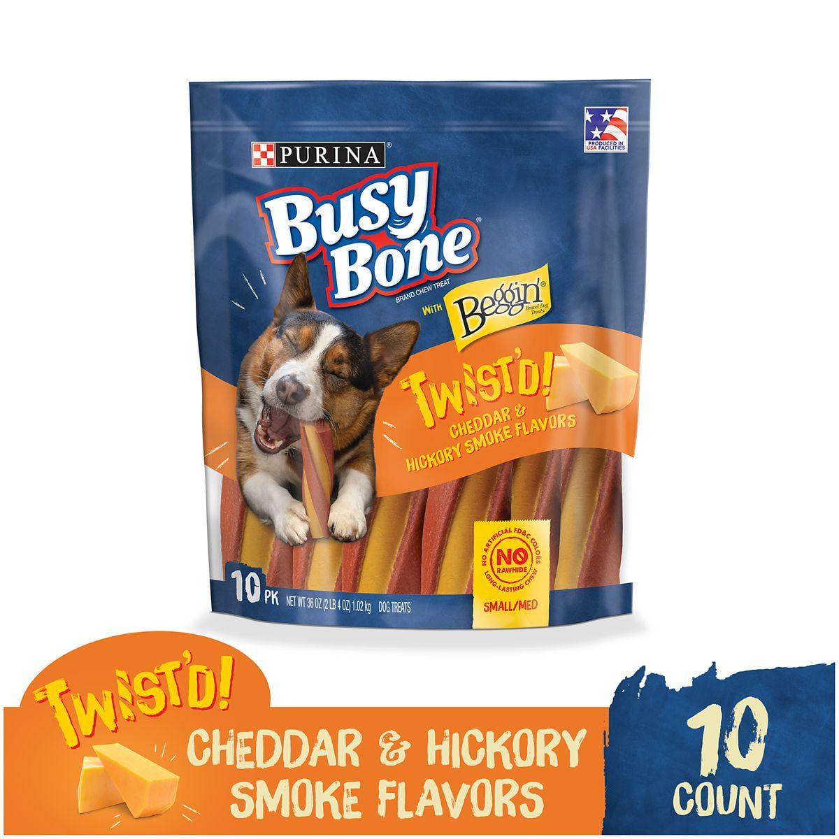 Purina Busy Toy Breed Dog Bones, Tiny, 60 Ct. Pouch