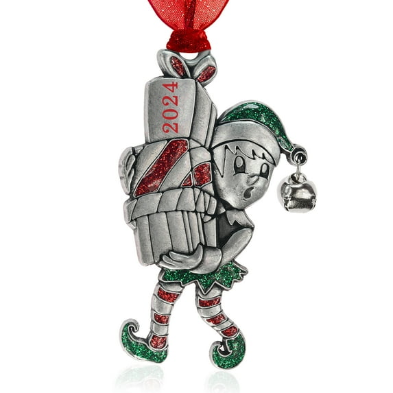Busy Elf Ornament