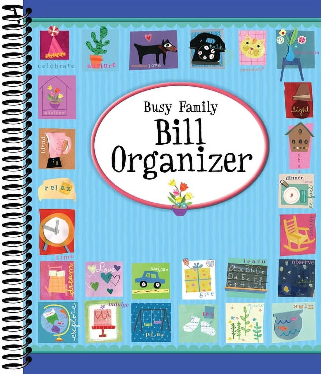 NEW SEASONS; PUBLICATIONS INTERNATIONAL LTD; PUBLICATIONS INTERNATIONAL LTD Busy Family Bill Organizer, (Spiral-Bound)