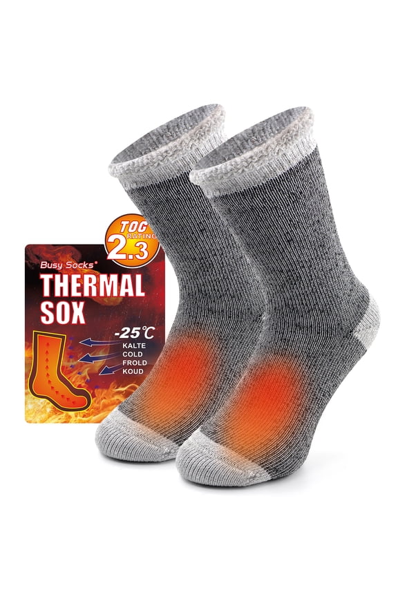 Men's Thick Warm Thermal Sleeping Floor Socks,Large,Light Grey