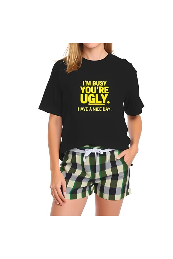 Busy You Wait Tee Bold Yellow Letter Humor Modern Clean Message Unisex T-Shirt up to size 5XL