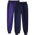 thumbnail image 1 of Busydd 2PC Womens Sweatpants Solid Color Elastic High Waist Yoga Pants Casual Baggy Drawstring Workout Jogging Pants Oversized Straight Leg Sweatpants Plus Size Sweatpants with Pockets S-3XL, 1 of 2