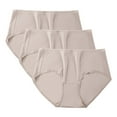 thumbnail image 1 of Busydd 3 Pack Womens Underwear Stretch Soft Panties for Women No Show Mid Rise Underwear for Women Seamless Cotton Briefs, 1 of 2