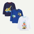 thumbnail image 1 of Busydd 3PC Baby Clothes 2-8 Years Fashion Cute Print Toddler Boys Clothes Casual Comfy Kids Cotton Pullover Tops Long Sleeve Round Neck Boys Sweatshirts, 1 of 9