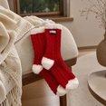 thumbnail image 1 of Busydd 6‑Pack Christmas Socks for Women Winter Fashion Thermal Warm Socks Comfortable Casual Holiday Fuzzy Cotton Socks, 1 of 5