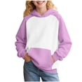 thumbnail image 1 of Busydd Baby Boy Clothes 2-15 Years Colorblock Patchwork Long Sleeve Unisex Boys Hoodies Casual Comfy Hooded Sweatshirts with Pockets Trendy Fall Toddler Teen Girl Clothes, 1 of 8