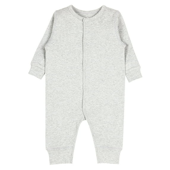 Busydd Boys Romper Casual Long Sleeve Round Neck Girls Clothes Comfortable Cotton Solid Color Button Baby Rompers 3-6 Months