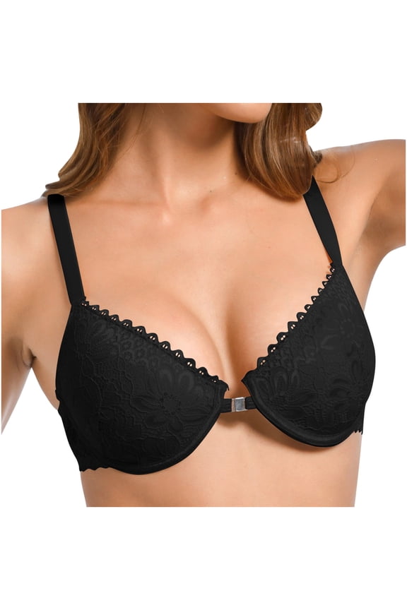 Bras for Women Comfy Breathable Wireless Bras for Women Supportive Lift Push Up Bra No Underwire Full Coverage Everyday Bra Plus Size Bra for Large Bust