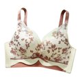thumbnail image 1 of Busydd Bras for Women Older Full Coverage Wireless Bras for Women Comfort Supportive Front Closure Bras Fashion Floral Seamless Everyday Bra No Underwire, 1 of 6