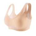 thumbnail image 1 of Busydd Bras for Women No Underwire Solid Color High Support Push Up Bra Comfort Breathable Light Padded Wireless Bralette Plus Size Everyday Underwear, 1 of 3
