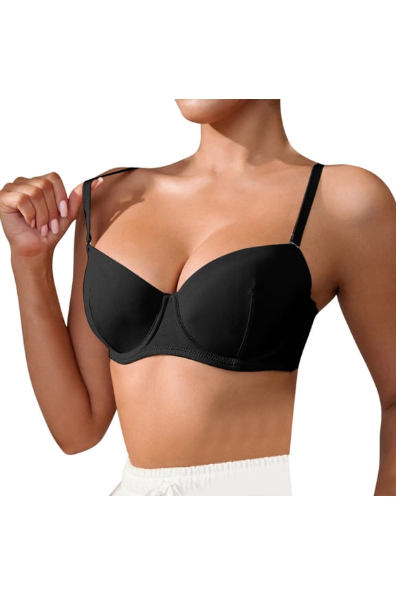 Bras for Women Full Coverage Underwire Bras Comfort Supportive Push Up Bra Beauty Back Everyday Bra