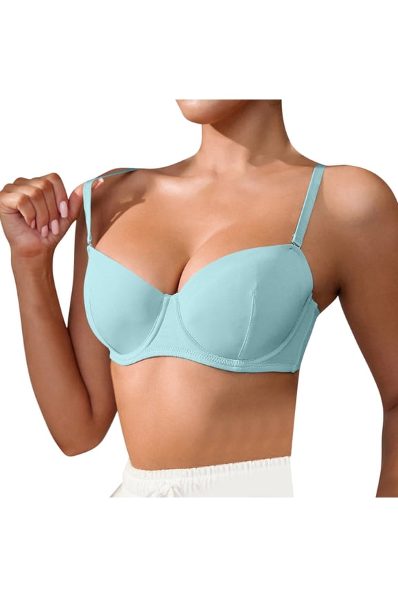 Bras for Women Full Coverage Underwire Bras Comfort Supportive Push Up Bra Beauty Back Everyday Bra