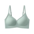 thumbnail image 1 of Busydd Bras for Women No Underwire Breathable Comfortable Solid Color Seamless Bra Solid Color Supportive Everyday Push up Bra XL, 1 of 3