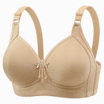 Busydd Bras for Women No Underwire Comfortable High Support Push Up Bra Breathable Everyday Womens Underwear XL
