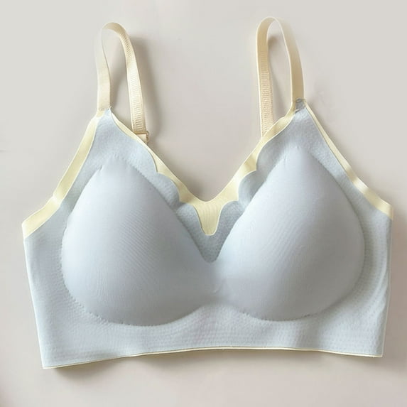 Busydd Bras for Women Seamless Supportive Push Up Bra Comfortable Breathable Wireless Bras for Women No Underwire Everyday T-Shirt Bras