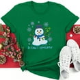 thumbnail image 1 of Busydd Christmas Shirts for Women Fall Fashion Round Neck Xmas Graphic Tees Casual Short Sleeve Womens Tops Versatile Comfy Cotton Tshirts XL, 1 of 6