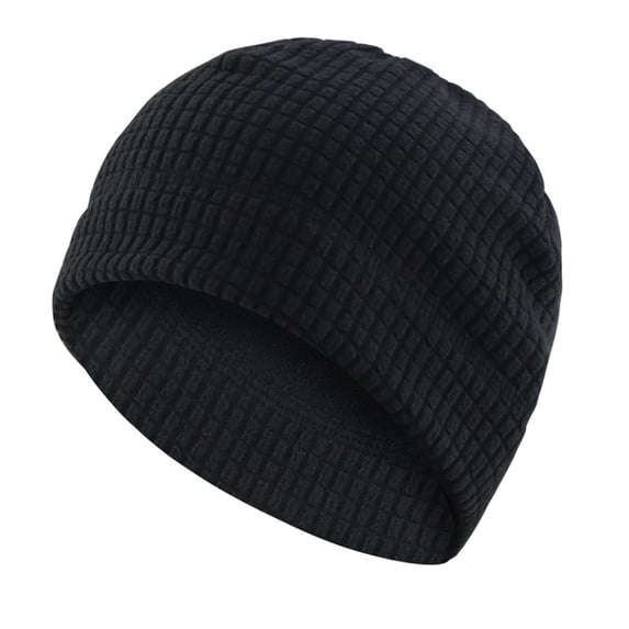 Busydd Fleece Lined Beanie for Men Fashionable Solid Color Skull Caps for Men Casual Warm Windproof Winter Hat
