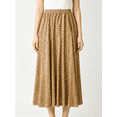 thumbnail image 1 of Busydd Floral Boho Skirt for Women Trendy Casual A-Line Midi Skirts Elastic Waist Vacation Flowy Skirt M, 1 of 3
