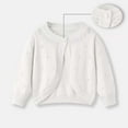 thumbnail image 1 of Busydd Girls Cardigan 3-8 Years Casual Comfy Knit Cotton Sweaters Open Front Solid Color Long Sleeve Girls Sweaters Loose Trendy Fall Jackets, 1 of 5