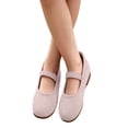 thumbnail image 1 of Busydd Girls Mary Jane Shoes 15 Months-7 Years Trendy Comfortable Elastic Strap Slip on Girls' Flats 23, 1 of 9