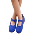 thumbnail image 1 of Busydd Girls Mary Jane Shoes 15 Months-7 Years Trendy Comfortable Elastic Strap Slip on Girls' Flats 28, 1 of 9