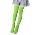 thumbnail image 1 of Busydd Girls Socks 2-12 Years Fashion Dance Performance Thigh High Socks for Girls Casual Comfy Solid Color Toddler Girl Socks 7-10 Years, 1 of 4