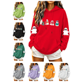thumbnail image 1 of Busydd Halloween Graphic Hoodies For Women Trendy Cute Ghost Pumpkin Print Fall Tops Casual Long Sleeve Drawstring Hooded Sweatshirt With Pocket, 1 of 6