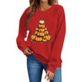 thumbnail image 1 of Busydd Halloween Sweatshirts for Women Fashion Graphic Halloween Shirt Casual Long Sleeve Fall Sweatshirts for Women Comfy Cotton Crewneck Sweatshirt L, 1 of 4