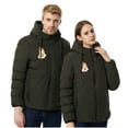 thumbnail image 1 of Busydd Heated Jacket for Men and Women Halloween Print Pockets Heated Jacket Electric USB Rechargeable Heated Coat Winter Warm Long Sleeve Hooed Jackets with 11 Heating Zones Plus Size S-4XL, 1 of 6