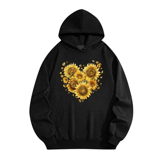 Busydd Hoodies for Men and Women Unisex Long Sleeve Hooded Sweatshirt Casual Loose Mens Hoodies Trendy Pullover Graphic Hoodies with Pocket M