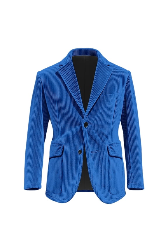 Jackets for Men Fashion Holiday Party Christmas Mens Coats Solid Color Long Sleeve Lapel Blazer for Men with Pockets 2XL