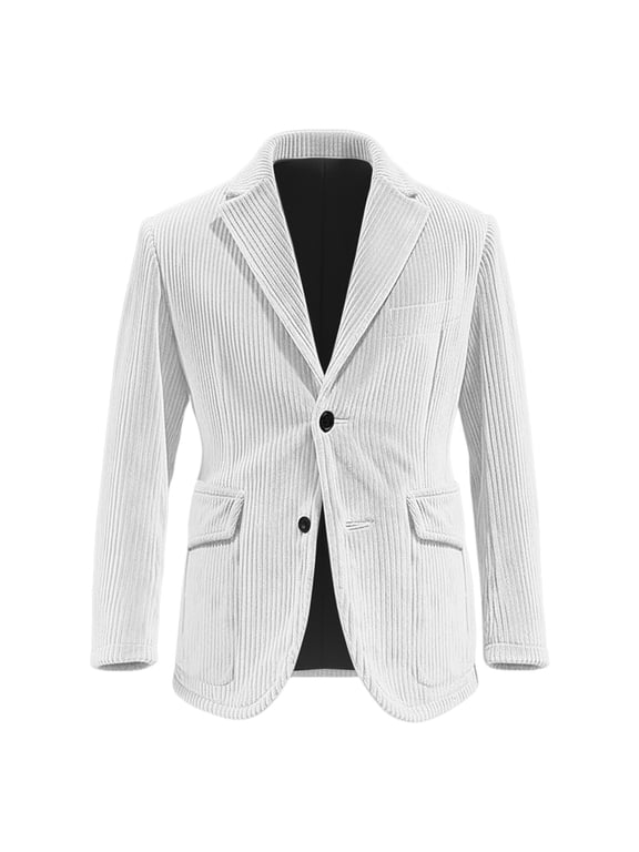 Jackets for Men Fashion Holiday Party Christmas Mens Coats Solid Color Long Sleeve Lapel Blazer for Men with Pockets XL