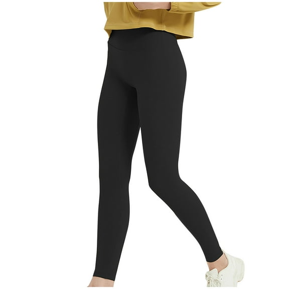 Busydd Leggings for Women Solid Color High Waisted Workout Leggings Stretchy Butt Lifting Yoga Sweatpants Breathable Running Workout Pants