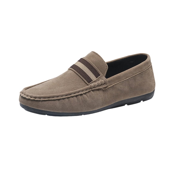 Busydd Loafers for Men Casual Non Slip Slip on Shoes Versatile Comfy Round Toe Men's Shoes 39