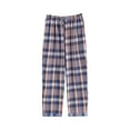 thumbnail image 1 of Busydd Men Pajama Pants Trendy Plaid Loungewear Pants Elastic Waist Baggy Casual Pants Lightweight Comfy Straight Leg Pants Drawstring Cotton Sleepwear with Pockets, 1 of 4