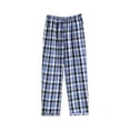 thumbnail image 1 of Busydd Men Pajama Pants Trendy Plaid Loungewear Pants Elastic Waist Baggy Casual Pants Lightweight Comfy Straight Leg Pants Drawstring Cotton Sleepwear with Pockets, 1 of 9
