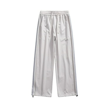Busydd Men's Casual Pants Open Bottom Straight Leg Sweatpants Elastic Waist Drawstring Sweat Pants for Mens Workout Jogging Pants Plus Size Sweatpants with Pockets L-5XL